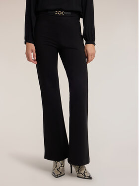 Motivi Motivi Pantaloni di tessuto P05IQ004850N033 Nero Flare Fit