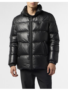 PHILIPP PLEIN PHILIPP PLEIN Giacca di pelle 26031 Nero Regular Fit