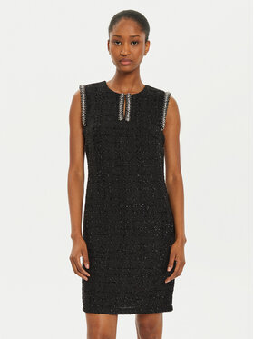 Rinascimento Rinascimento Trikotažinė suknelė CFC0019574002 Juoda Regular Fit