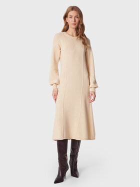 United Colors Of Benetton United Colors Of Benetton Strickkleid 1244DV00I Beige Relaxed Fit