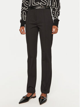 LOLA CASADEMUNT LOLA CASADEMUNT Текстилни панталони MF2414004 00N Черен Regular Fit