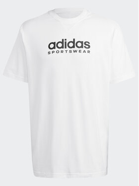 Adidas Majica All SZN Graphic T-Shirt IC9821 Bela Loose Fit