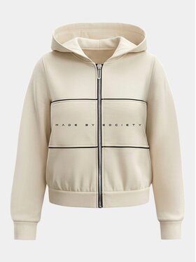 MADE BY SOCIETY MADE BY SOCIETY Kurtka anorak Hanorac SOCIETY DEBRIS - H27129 Beżowy Basic Fit