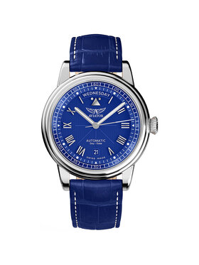 Aviator Aviator Zegarek V.3.35.0.276.4 Niebieski