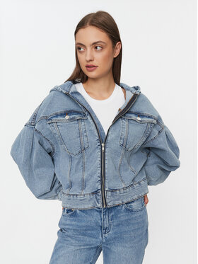 Noisy May Noisy May Teksajakk Alviva 27028452 Sinine Relaxed Fit