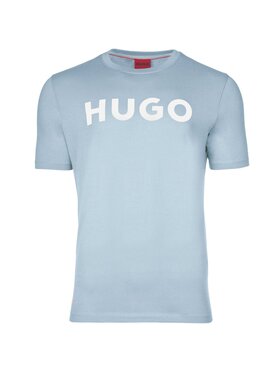 HUGO HUGO T-Shirt 14923 Niebieski Comfort Fit