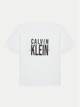 Calvin Klein Jeans Calvin Klein Jeans T-krekls Bold Graphic IB0IB02448 Balts Relaxed Fit