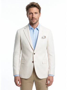 Pako Lorente Pako Lorente Marynarka P26WF-3X-001 Beżowy Slim Fit