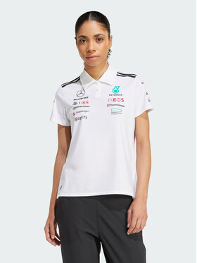 adidas adidas Polo 147993 Biały Regular Fit