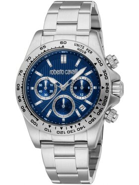 Roberto Cavalli Roberto Cavalli Zegarek RC5G135M0055 Granatowy