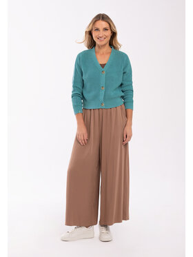 Volcano Volcano Sweter S-MELA Zielony Regular Fit