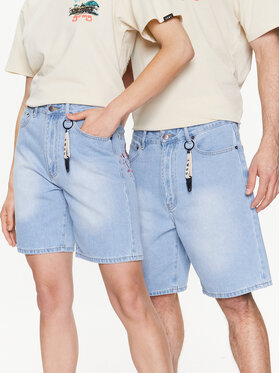 Grimey Grimey Kratke traperice GSJ157 Plava Regular Fit