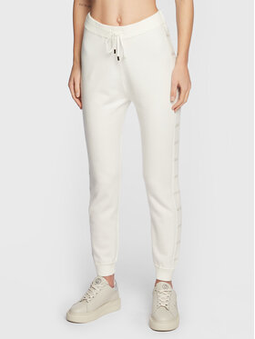 Liu Jo Sport Liu Jo Sport Kötött nadrág TF2106 MA63M Ekru Regular Fit