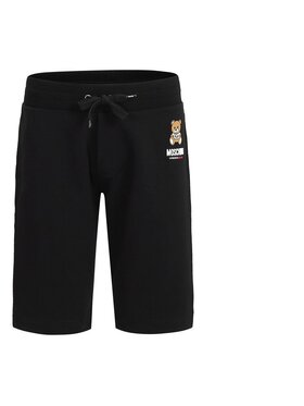 MOSCHINO MOSCHINO Bavlnené šortky A4325 8102 Čierna Regular Fit