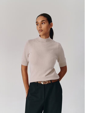 TATUUM Tatuum Sweter LU Beżowy Classic Fit