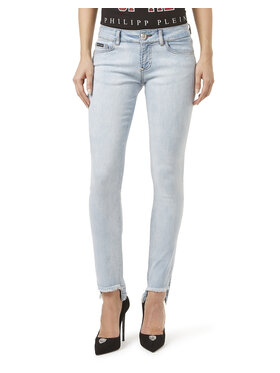 PHILIPP PLEIN PHILIPP PLEIN Džínsy 30878 Modrá Skinny Fit