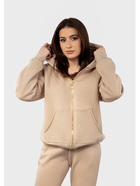 DKaren Sport DKaren Sport Bluza DK-K-B1 Beżowy Classic Fit