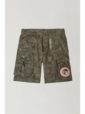 Aeronautica Militare Aeronautica Militare Bermudy 241BE200CT3261 Zielony Regular Fit
