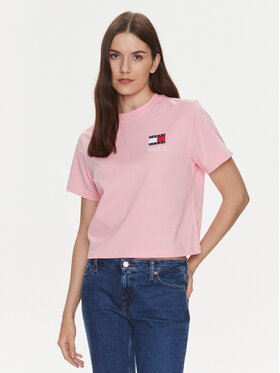 Tommy Jeans Tommy Jeans T-Shirt Graphic DW0DW17365 Růžová Boxy Fit