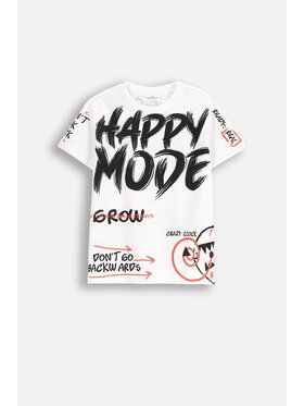 Coccodrillo Coccodrillo T-Shirt WC5143203SBJ-001 Biały Regular Fit