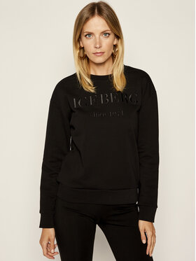 Iceberg Iceberg Mikina 19II2P0E0126330 Černá Regular Fit
