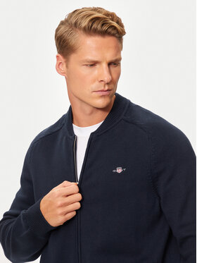 Gant Džemper 8050223 Tamnoplava Regular Fit