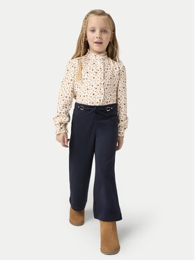 Mayoral Mayoral Pantaloni din material 4549 Bleumarin Relaxed Fit
