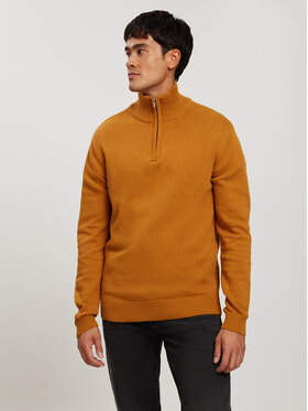 Cross Jeans Cross Jeans Sweter 34253-548 Brązowy Reglan Fit