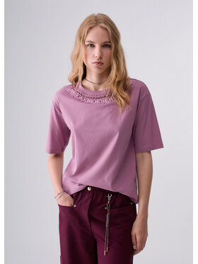 Liu Jo Liu Jo T-Shirt WF6398JS904L9350 Różowy Regular Fit