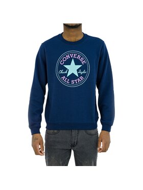 Converse Converse Bluza CHUCK PATCH COUNTER CLIMATE CREW Granatowy Regular Fit