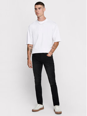 Only & Sons Jeans Hlače Loom 22007451 Črna Slim Fit