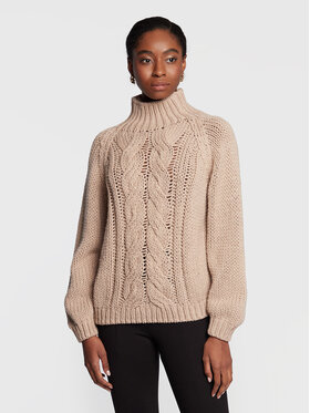 Luisa Spagnoli Luisa Spagnoli Pulover Mirafiori 57738 Bež Regular Fit