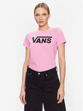 Vans Vans T-Shirt Flaying V Crew Tee VN0A3UP4 Růžová Regular Fit