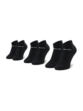 Reebok Reebok Набір 3 пар низьких шкарпеток unisex Act Core Low Cut Sock 3P GH8191 Чорний