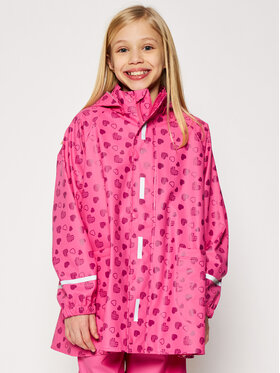 Playshoes Playshoes Kurtka przeciwdeszczowa 408531 D Różowy Regular Fit
