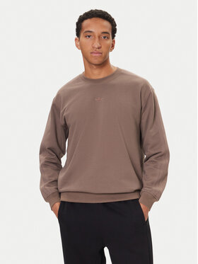 adidas adidas Суитшърт Premium Essentials JW1058 Кафяв Loose Fit