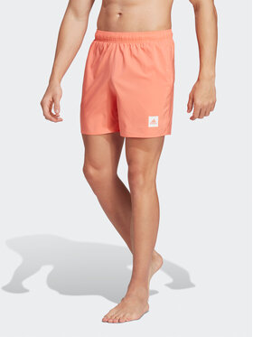 adidas adidas Szorty kąpielowe Short Length Solid Swim Shorts HT2162 Pomarańczowy Regular Fit