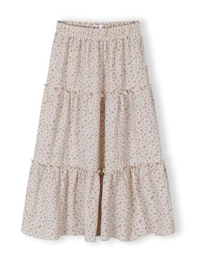 minoti minoti Spódnica maxi 30SKIRT152 Écru Regular Fit