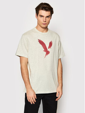 American Eagle American Eagle T-shirt 016-0181-5537 Bež Regular Fit