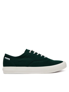 Tommy Hilfiger Tommy Hilfiger Кросівки Th Hi Vulc Low Oxford Twill FM0FM05400 Зелений
