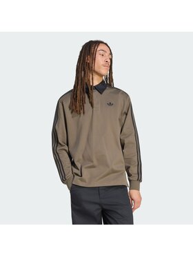 adidas adidas Polo 159300 Brązowy Loose Fit