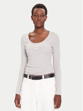 Calvin Klein Jeans Calvin Klein Jeans Blusa LV047D218G Grigio Slim Fit