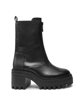 Calvin Klein Jeans Calvin Klein Jeans Škornji Chunky Heeled Zip YW0YW01541 Črna