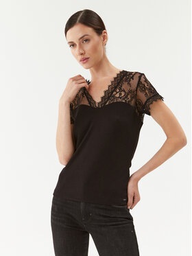 Morgan Morgan Bluza 232-DLAMI Črna Slim Fit