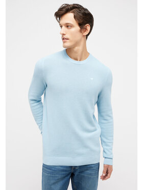 Mustang Mustang Sweter ELLIOT Niebieski Regular Fit