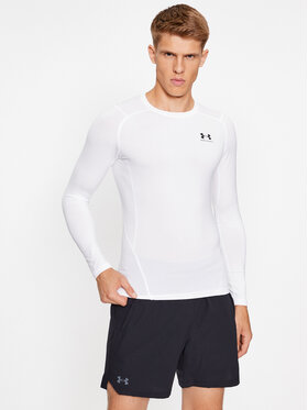 Under Armour Under Armour Тениска от техническо трико Ua Hg Armour Comp Ls 1361524 Бял Compression Fit