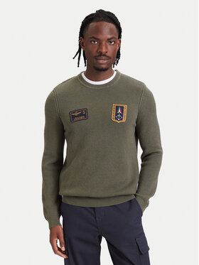 Aeronautica Militare Aeronautica Militare Maglione 262MA1659UL00903 Cachi Regular Fit