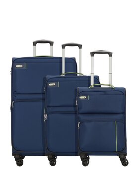D&N D&N Komplet walizek 162295 Błękitny
