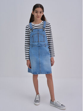 BIG STAR BIG STAR Spódnica jeansowa treva_309 Niebieski Basic Fit