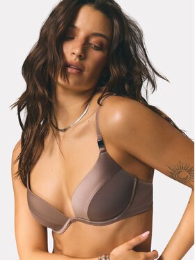 Esotiq Esotiq Biustonosz push-up 45943 Fioletowy